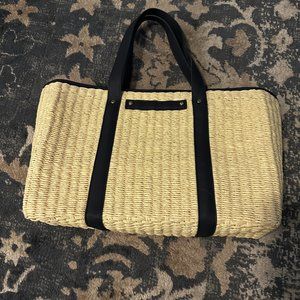 NEW IN BOX PALERMO STRAW BEACH TOTE Mark & Graham